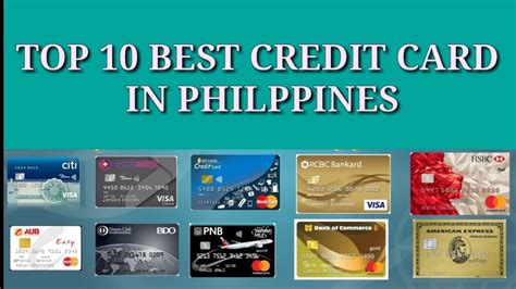 10 Best Credit Cards in the Philippines .